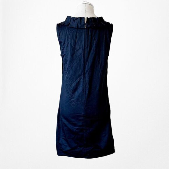 Vintage Y2K Talbots Blue Shift Sheath Mini Cocktail Party Dress Size 6P/M - Picture 7 of 8